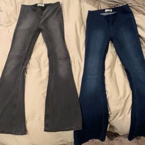 Free people flare denims
